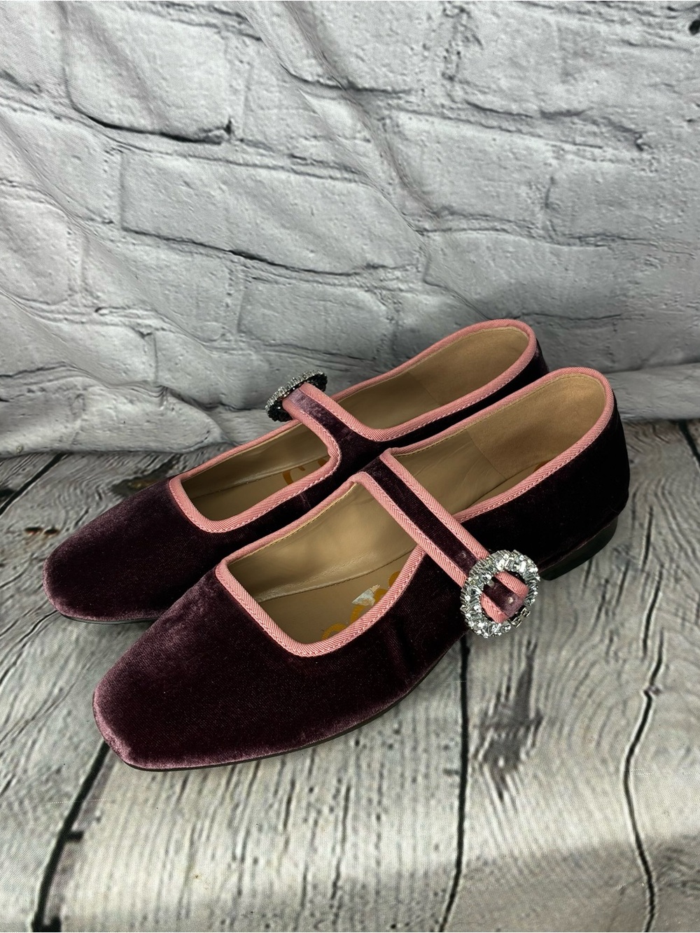 Dark Romance Whimsigoth Literary Coquette Chic Velvet Mary Jane Ballet Flats 7